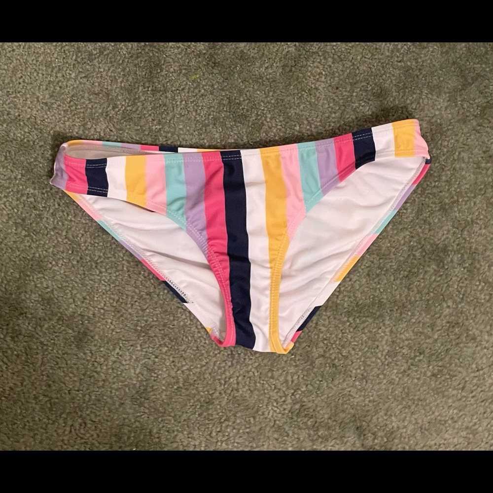 Multicolored Striped Bikini - Picture 4 of 5